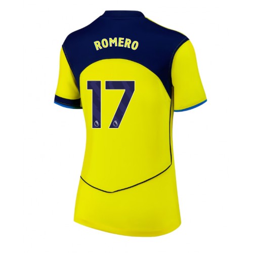 Tottenham Hotspur Cristian Romero #17 Tredjeställ Dam 2025-26 Kortärmad